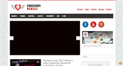 Desktop Screenshot of consciousrebels.com